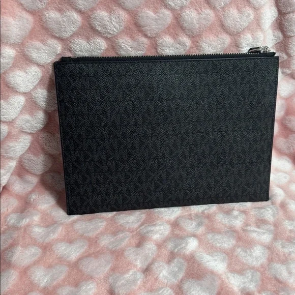 Michael Kors Black Logo Slim Wristlet - Picture 2 of 4